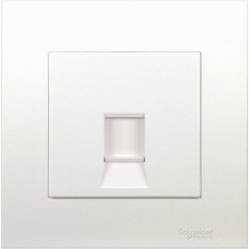 1G CAT 6 DATA OUTLET WITH SHUTTER, WE